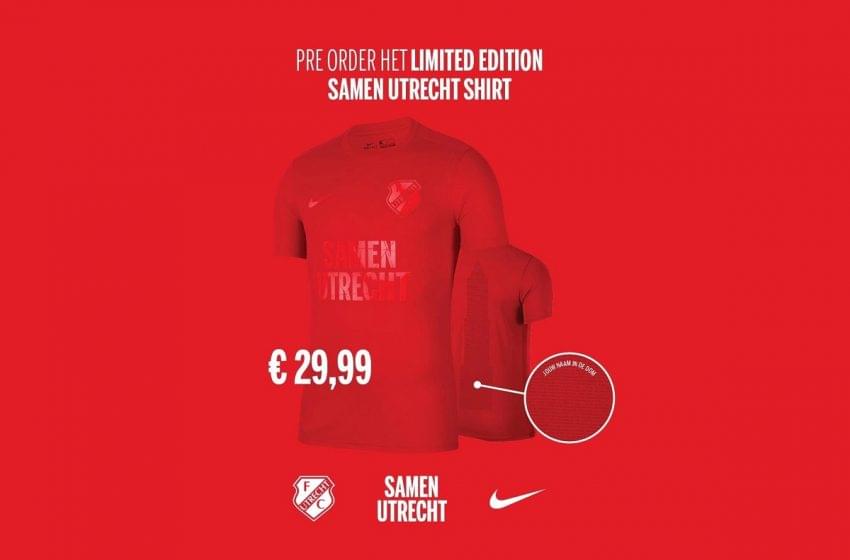  FC Utrecht lança edição limitada de um novo uniforme