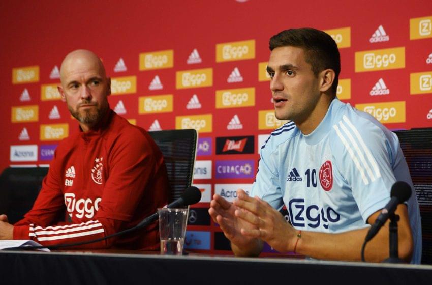Erik ten Hag muito animado em coletiva pré-jogo