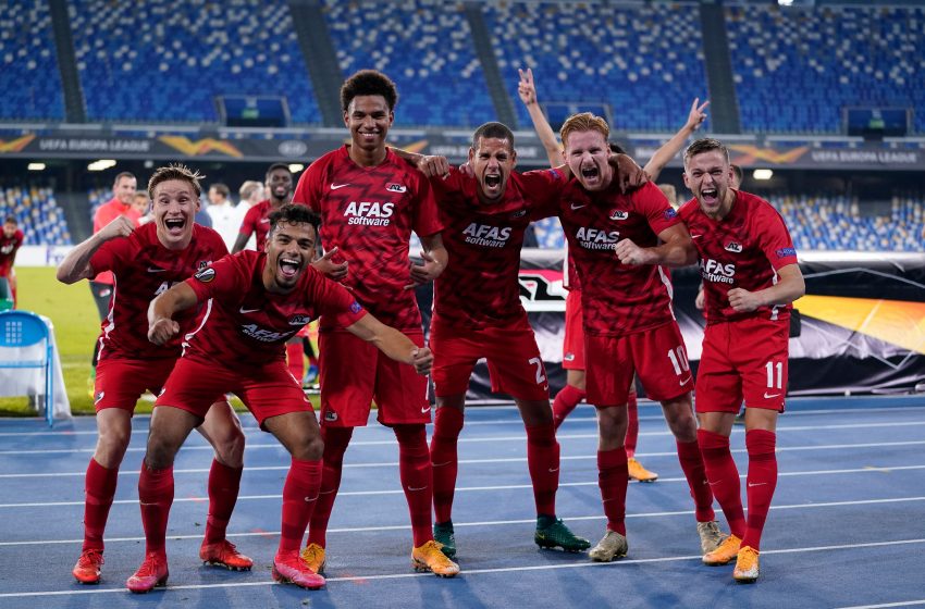 Mesmo com tantos problemas, AZ Alkmaar surpreende o SSC Napoli e vence na Itália por 1 a 0