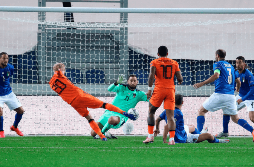Itália e Holanda ficam no empate em 1 a 1