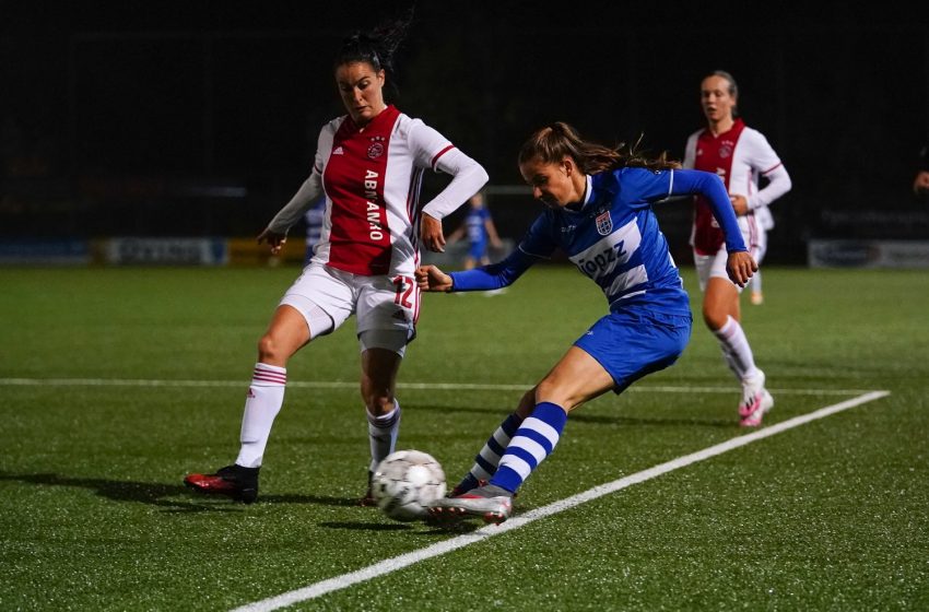 Ajax bate PEC Zwolle e segue 100% na Eredivisie Feminina