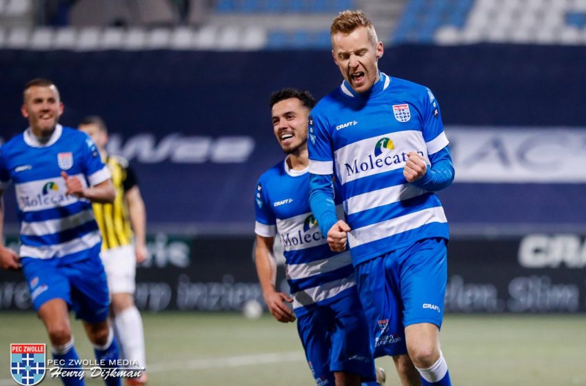 PEC Zwolle vira diante do Vitesse que novamente teve um jogador expulso
