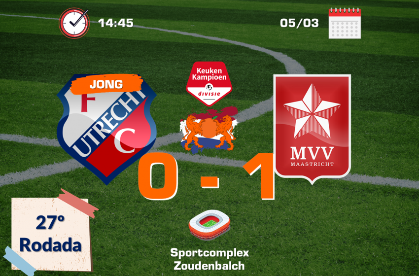 Após quatro anos, MVV Maastricht volta a vencer Jong FC Utrecht em Utrecht
