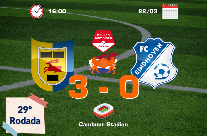 SC Cambuur vence FC Eindhoven e dá um grande passo rumo ao retorno para a Eredivisie