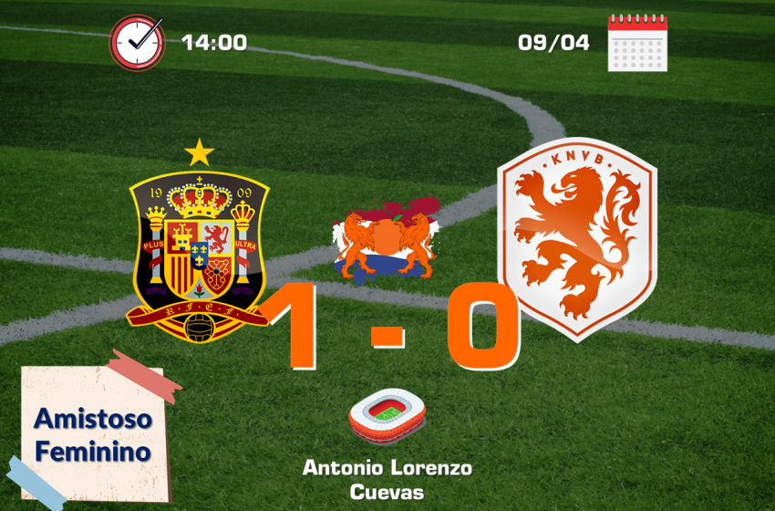 Holanda joga mal e perde para a Espanha por 1 a 0