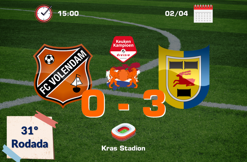 Robert Mühren e Michael Breij garantem vitória do SC Cambuur diante do FC Volendam por 3 a 0