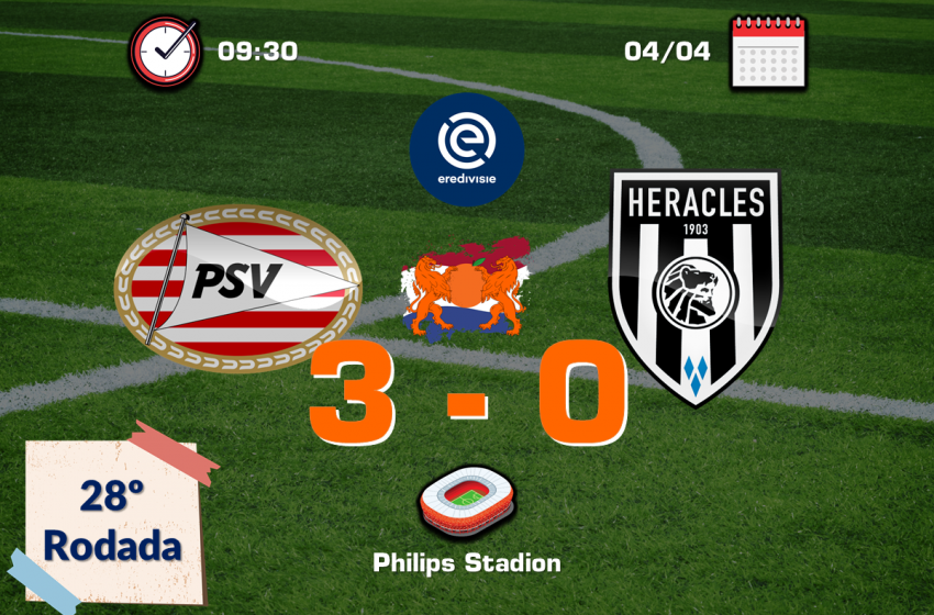  Mohamed Ihattaren marca gol histórico e ajuda PSV a vencer Heracles Almelo por 3 a 0