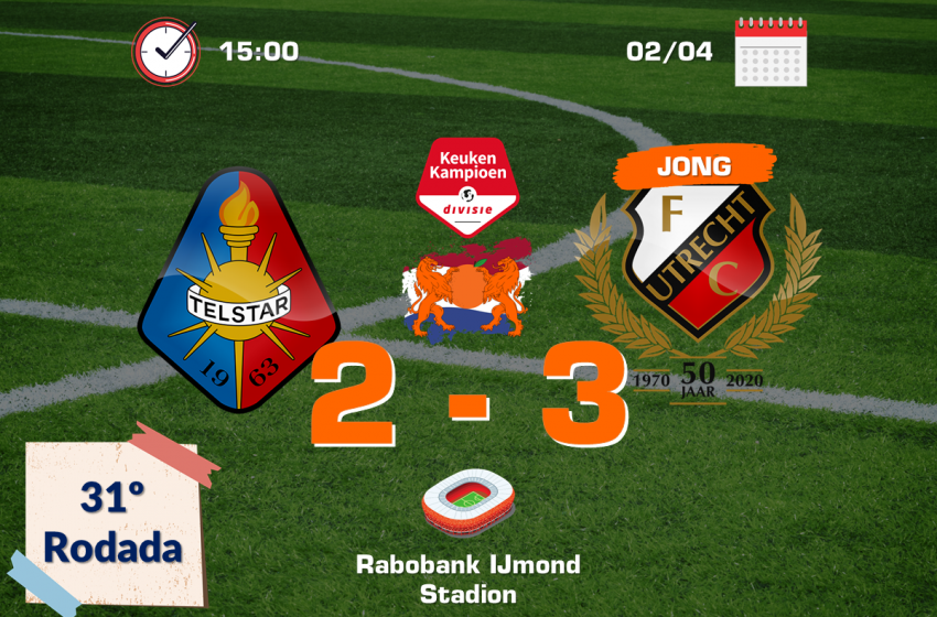 SC Telstar é surpreendido em casa pelo Jong FC Utrecht