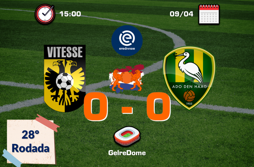  Vitesse e ADO Den Haag ficam no empate sem gols em Arnhem