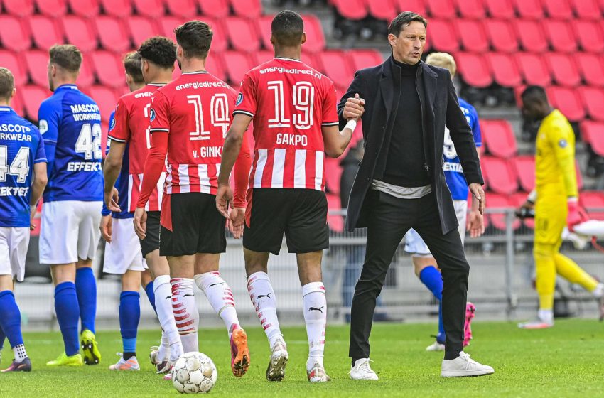 Roger Schmidt demonstra insatisfação com desempenho do PSV diante do SC Heerenveen