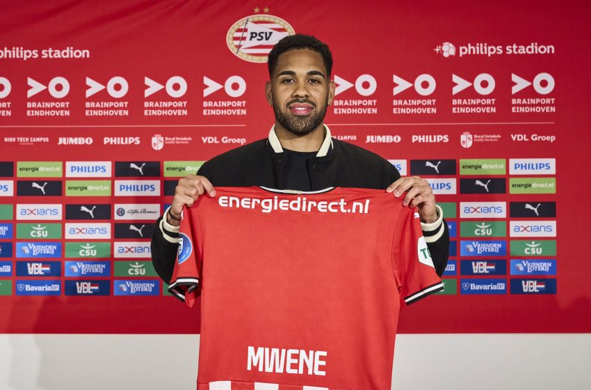 Phillipp Mwene é o terceiro reforço do PSV para a próxima temporada