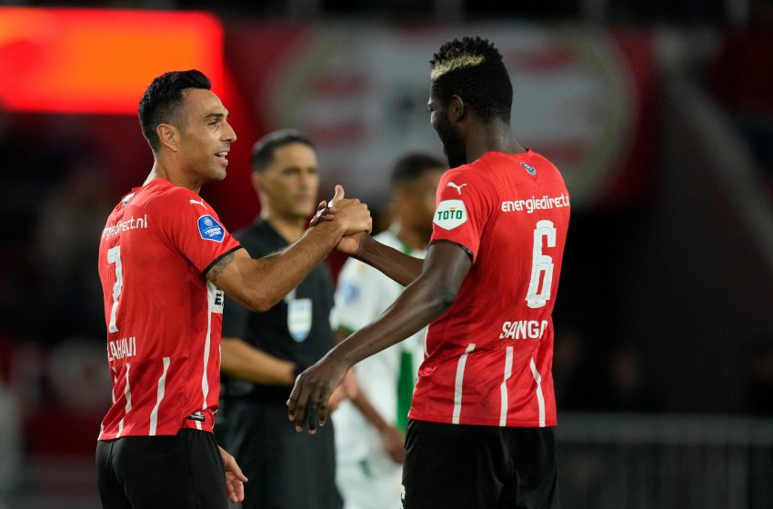 André Ramalho marca duas vezes e o PSV bate o FC Groningen por 5 a 2