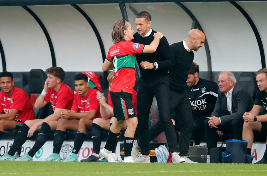 Rogier Meijer fica muito feliz com resultado e desempenho na vitória do NEC Nijmegen diante do PEC Zwolle