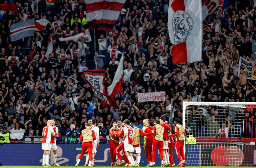 O Ajax não contará com torcida na Turquia em jogo contra o Beşiktaş