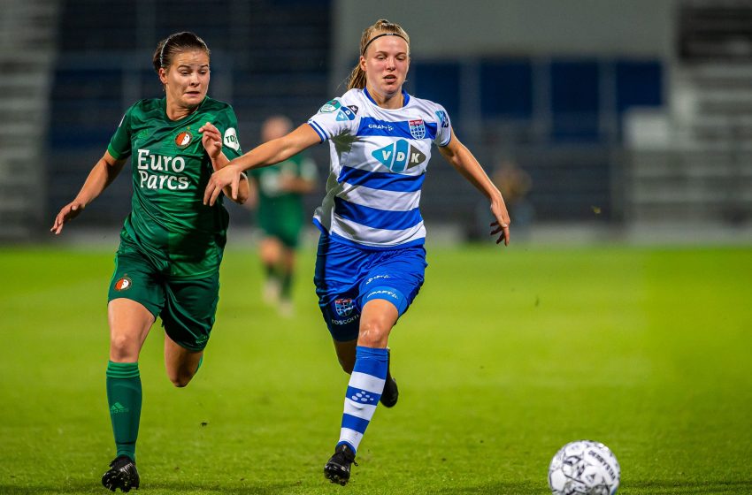 PEC Zwolle bate Feyenoord em casa e segue líder da Eredivisie Feminina