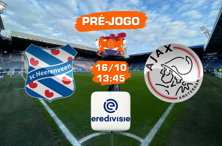 SC Heerenveen recebe o Ajax nesse sábado