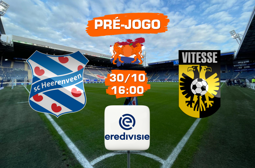 No Abe Lenstra Stadion, SC Heerenveen e Vitesse se encontram pela primeira vez na temporada