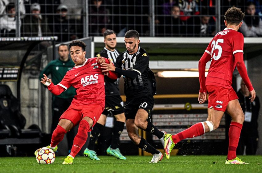  AZ Alkmaar bate Angers por 1 a 0 e fica próxima dos Play-Offs da Youth League 2021/22