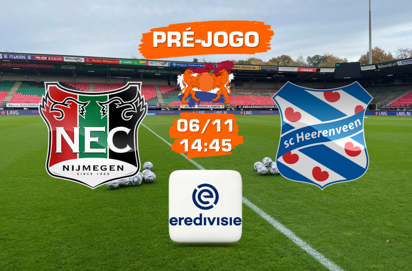  No De Goffert sem torcida, o NEC Nijmegen tenta engatar a quarta vitória consecutiva
