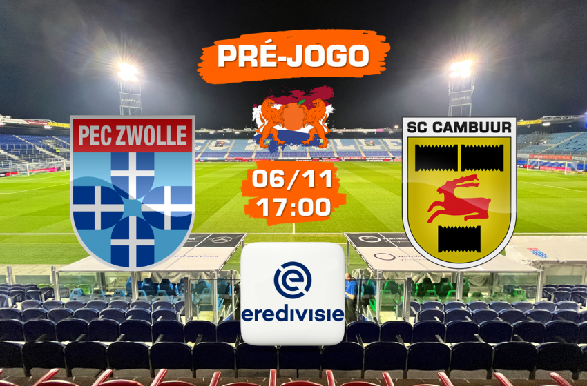  PEC Zwolle e SC Cambuur se reencontram após seis anos