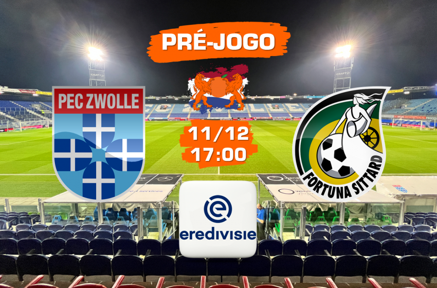 PEC Zwolle e Fortuna Sittard se encontram no confronto dos desesperados
