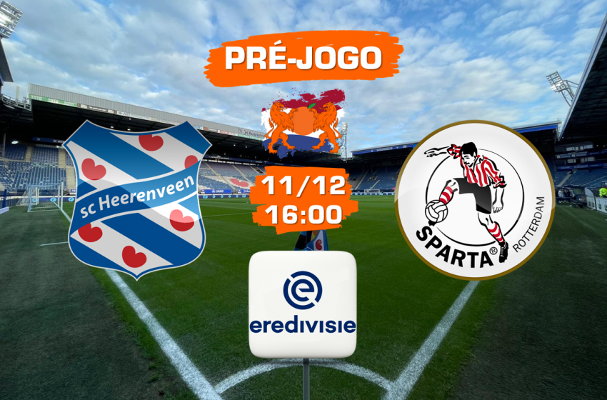  Duelo entre SC Heerenveen e Sparta Rotterdam pode definir futuro de Henk Fraser no Sparta Rotterdam