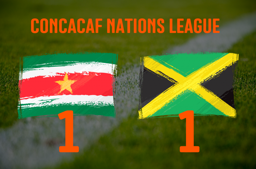  Suriname volta a somar pontos diante da Jamaica após 26 anos