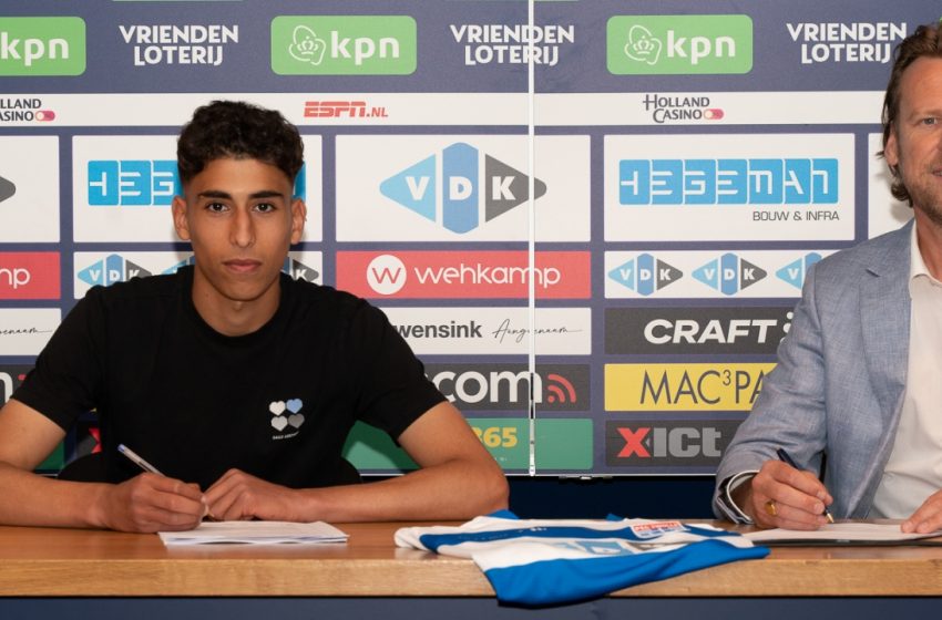 PEC Zwolle anuncia contratação de Younes Taha El Idrissi