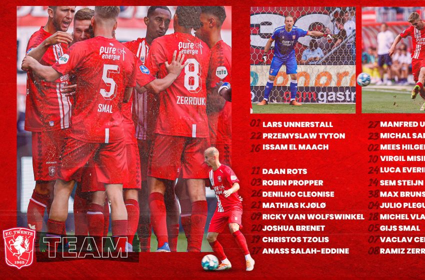  Com Anass Salah-Eddine, FC Twente embarca para a Sérvia