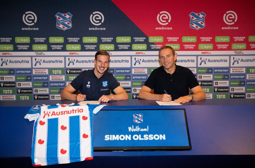 Simon Olsson é mais um reforço do SC Heerenveen