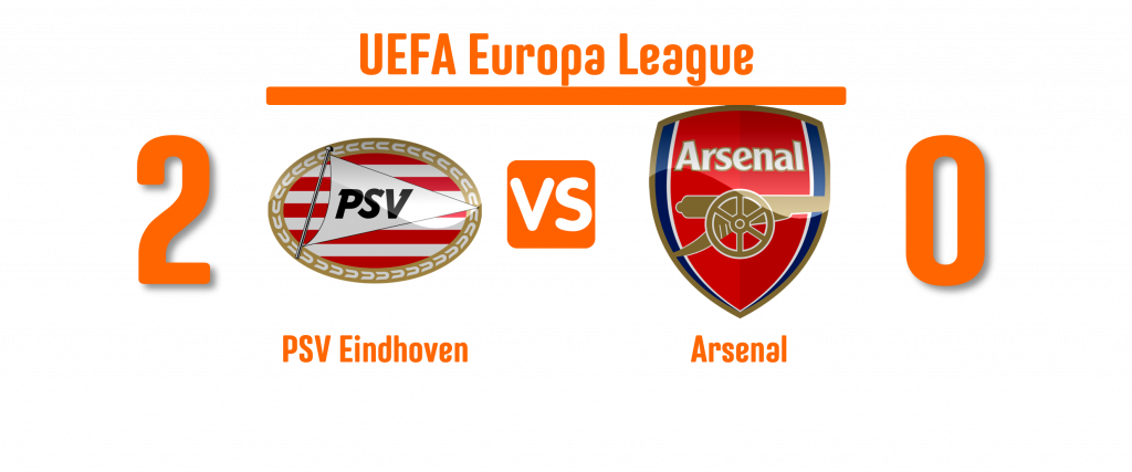 Arsenal bate PSV e garante classificação na Liga Europa
