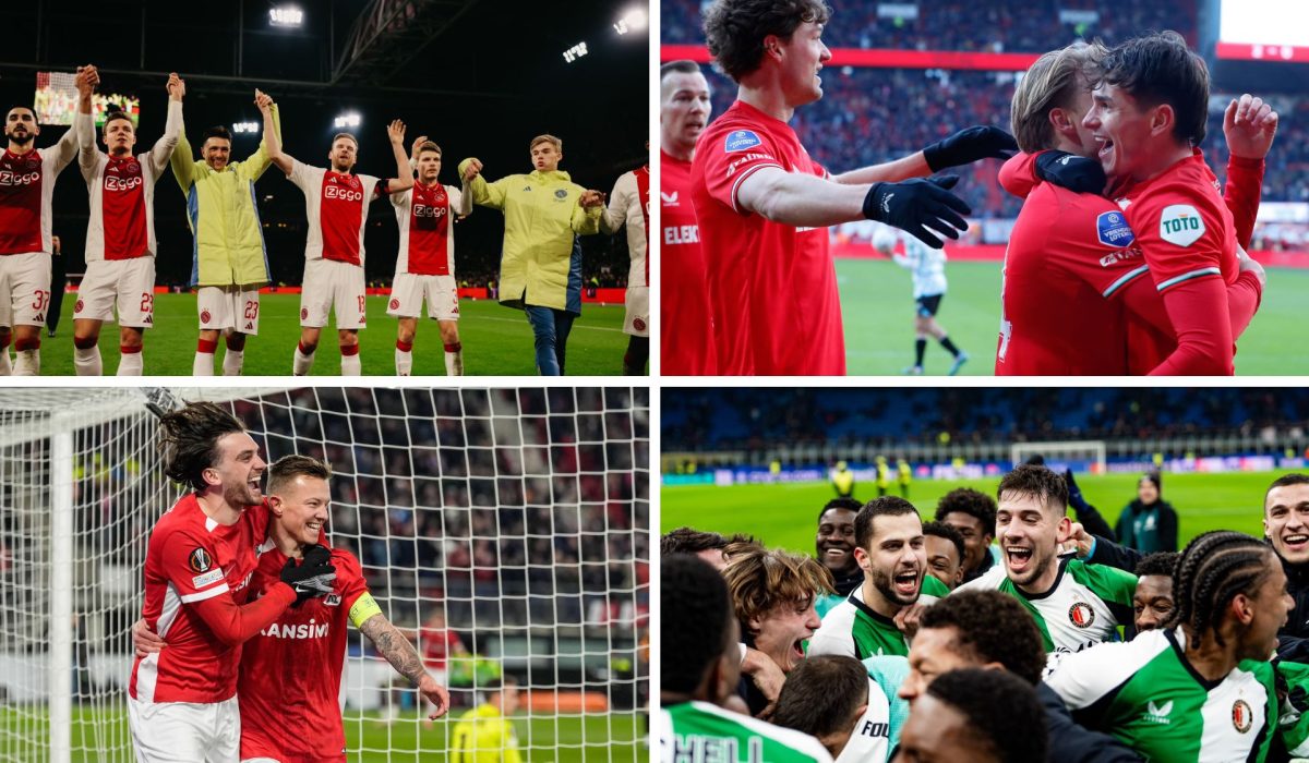 AZ Alkmaar, Feyenoord, Ajax e FC Twente