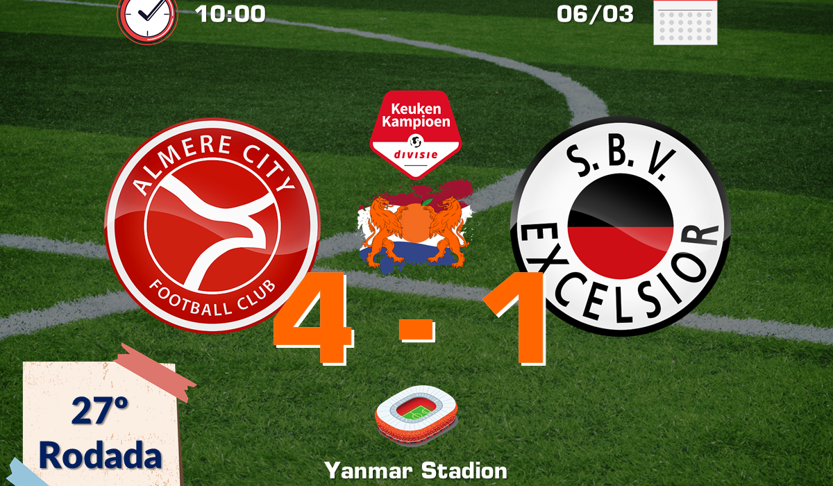 Almere City FC 4 x 1 SBV Excelsior