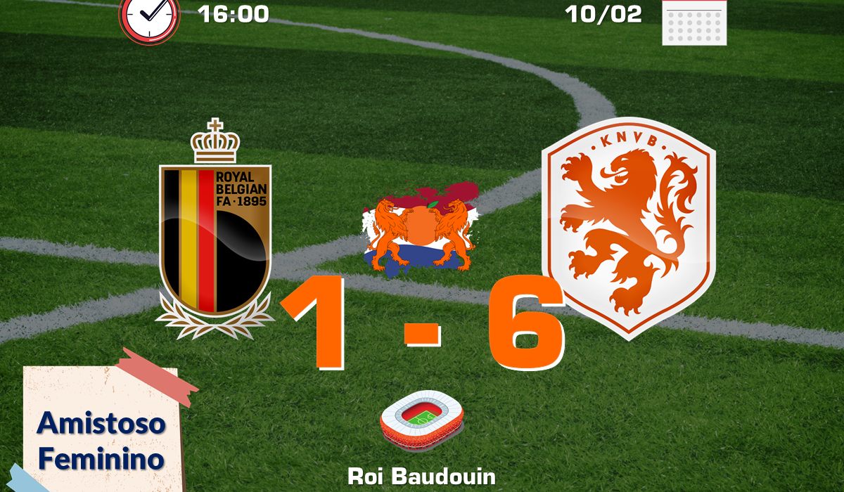 Bélgica 1 x 6 Holanda - Capa