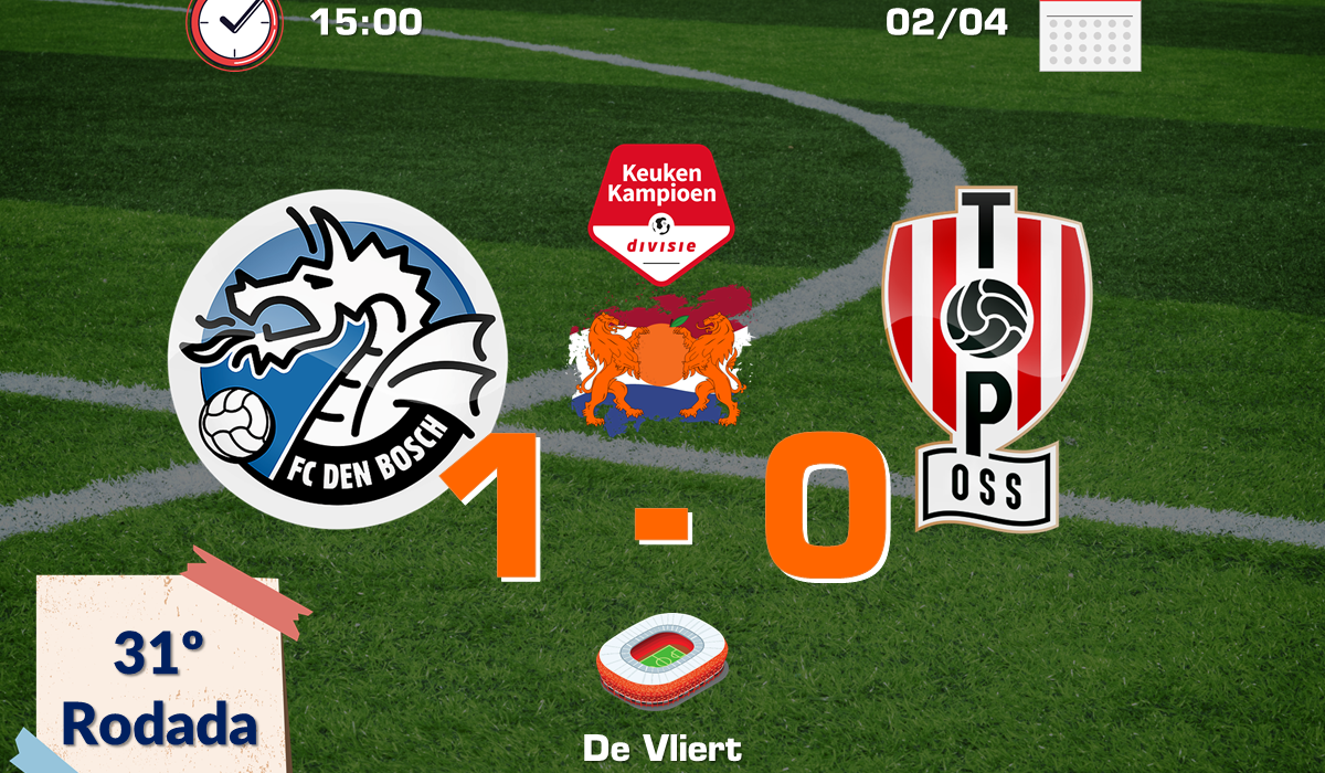 FC Den Bosch 1 x 0 TOP Oss
