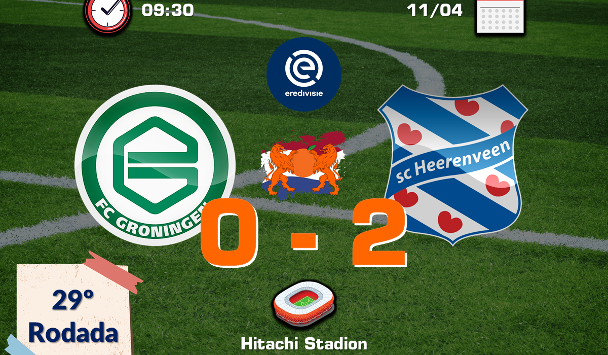 FC Groningen 0 x 2 SC Heerenveen