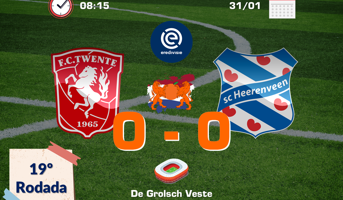 FC Twente 0 x 0 SC Heerenveen - Capa