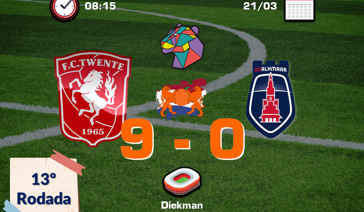 FC Twente 9 x 0 VV Alkmaar