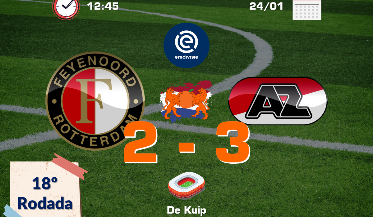 Feyenoord 2 x 3 AZ Alkmaar - Capa