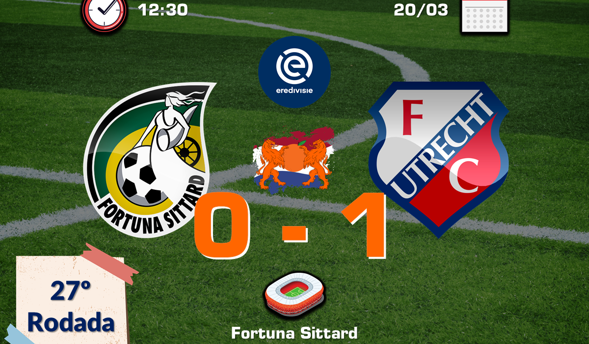 Fortuna Sittard 0 x 1 FC Utrecht