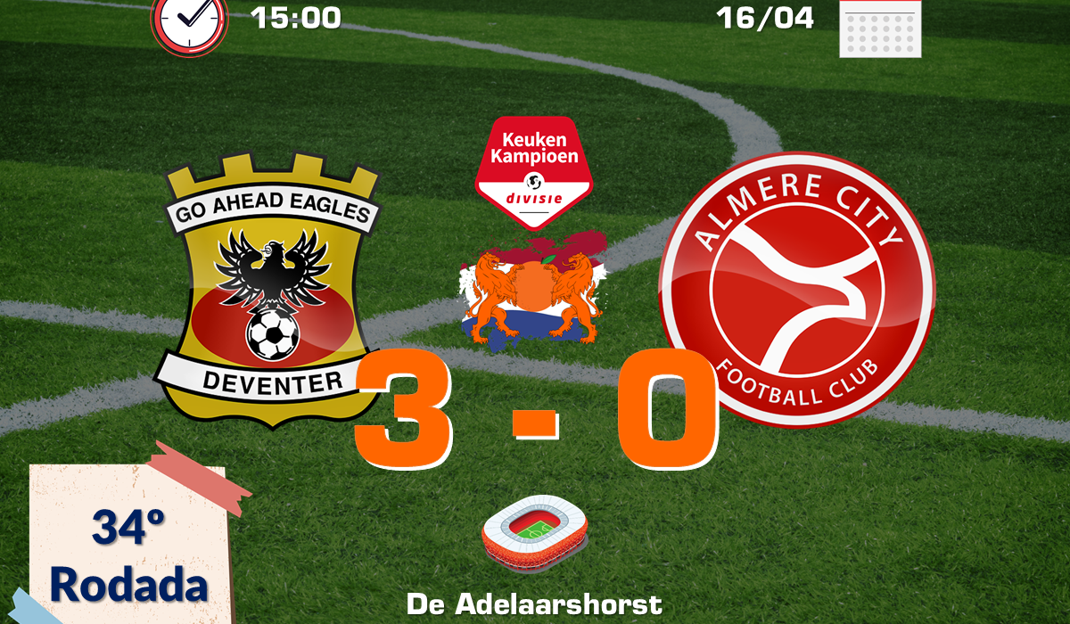 Go Ahead Eagles 3 x 0 Almere City