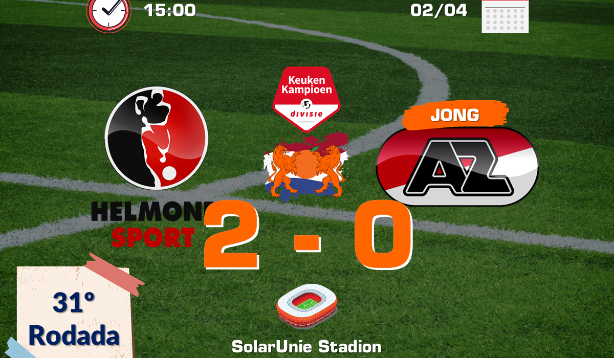 Helmond Sport 2 x 0 Jong AZ Alkmaar