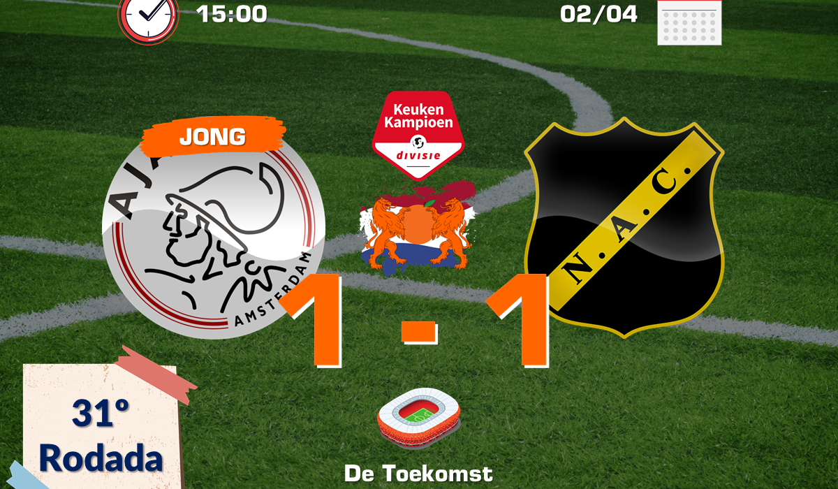 Jong Ajax 1 x 1 NAC Breda