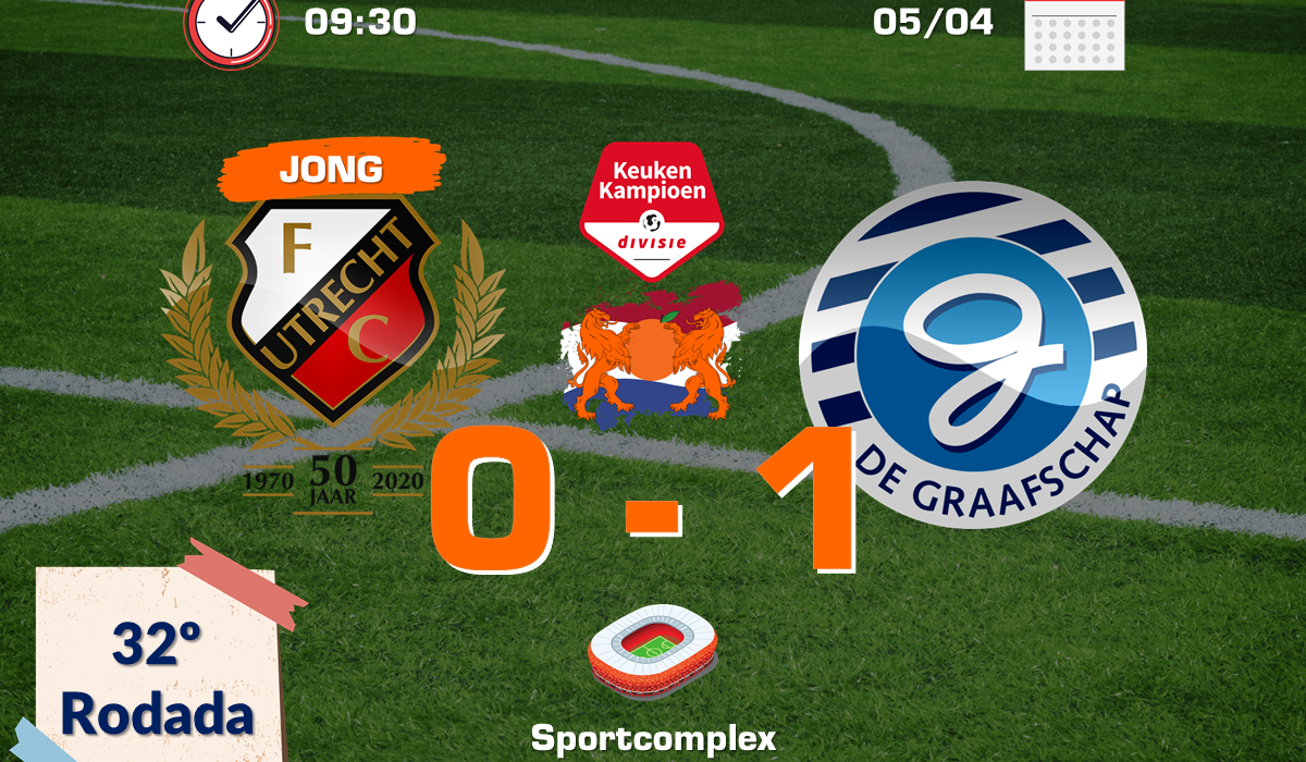 Jong FC Utrecht 0 x 1 De Graafschap