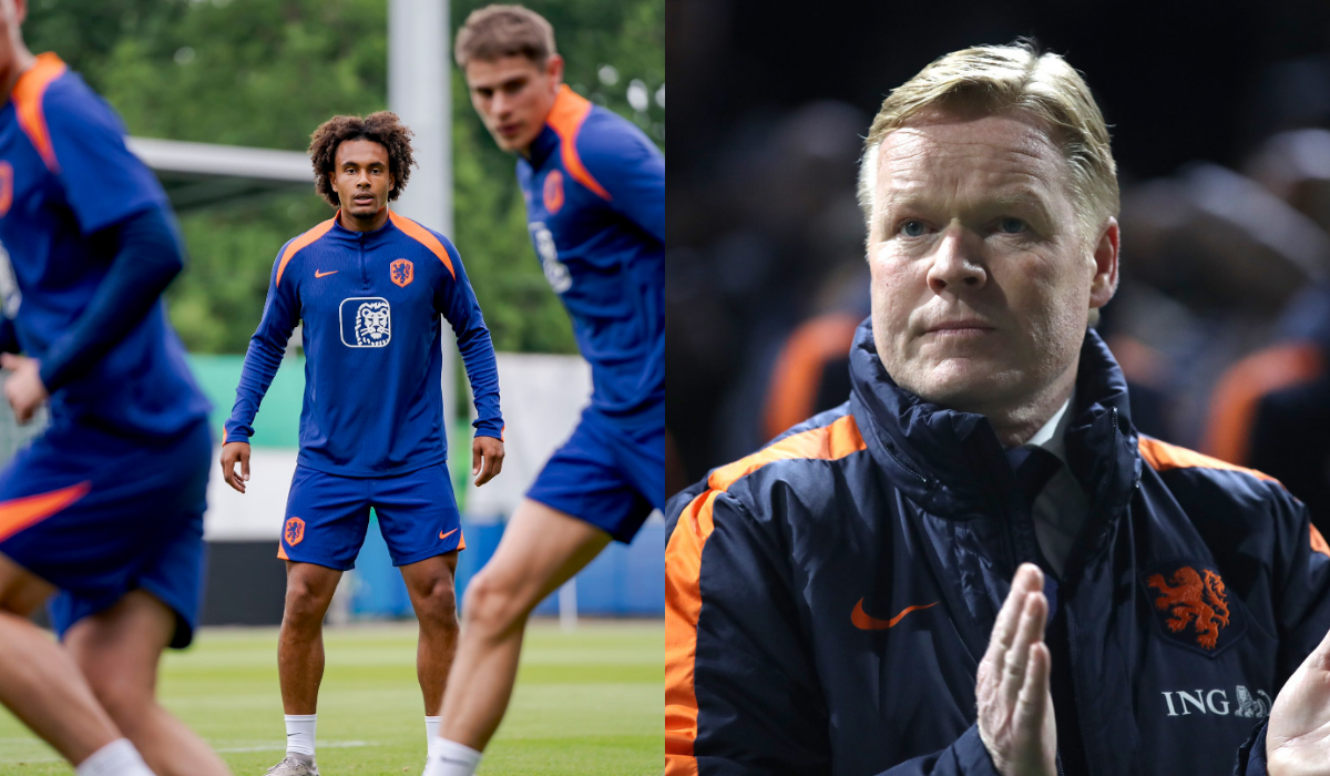 Joshua Zirkzee e Ronald Koeman