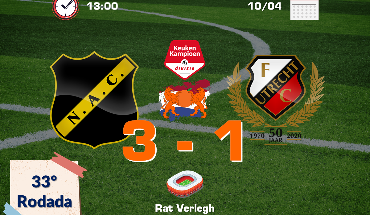 NAC Breda 3 x 1 Jong FC Utrecht