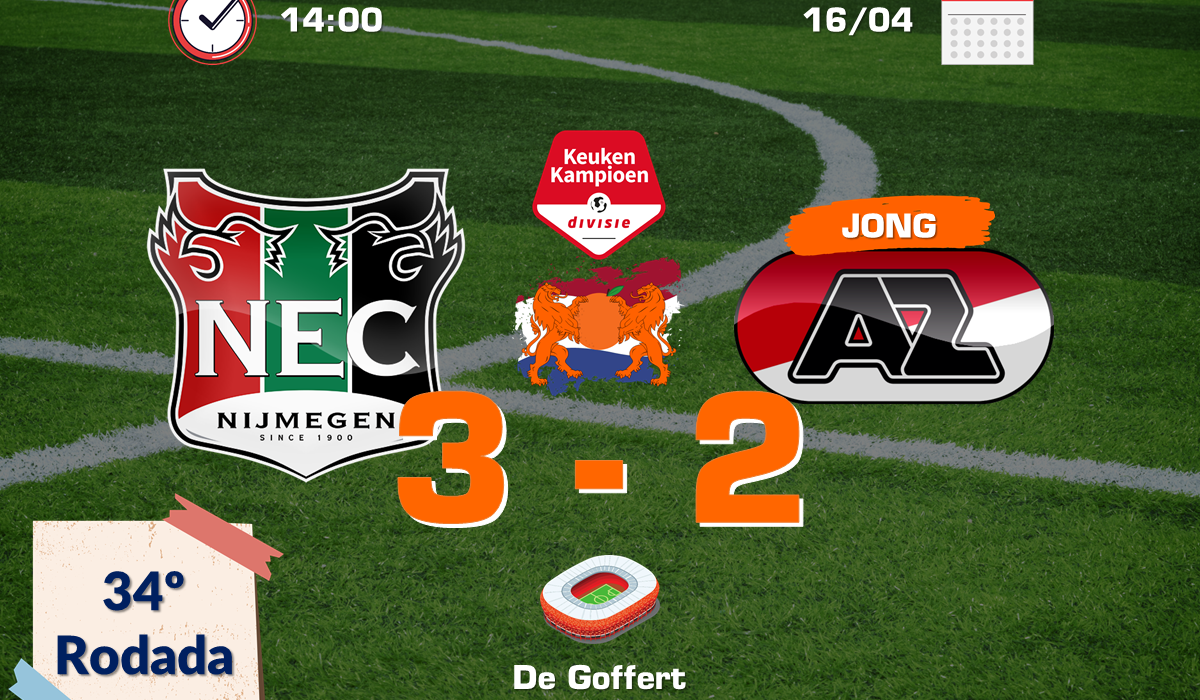 NEC Nijmegen 3 x 2 Jong AZ Alkmaar