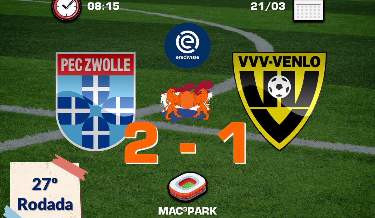 PEC Zwolle 2 x 1 VVV-Venlo
