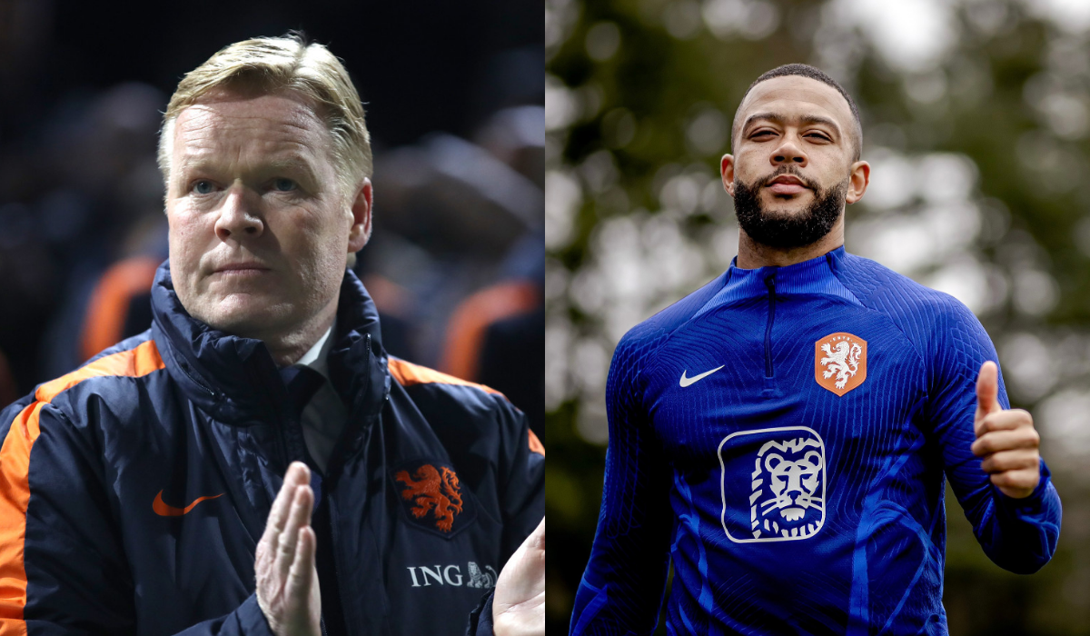 Ronald Koeman e Memphis Depay