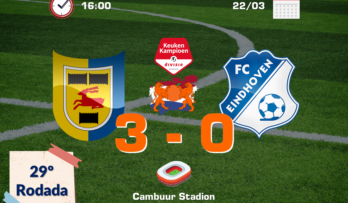 SC Cambuur 3 x 0 FC Eindhoven